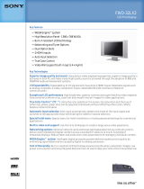 Sony FWD-32LX2 User manual