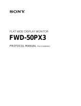 Sony FWD-50PX3 User manual