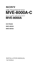 Sony MVE-8000A-C User manual
