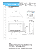 Sony KDF-60XBR950 User manual