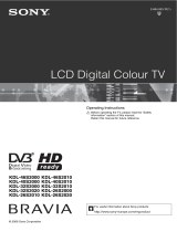 Sony KDL-46S2000 Owner's manual