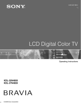 Sony KDL-32N4000 User manual