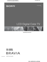 Sony Bravia KDL-40D3000, KDL-32XBR4 User manual