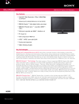Sony KDL-37M4000 User manual