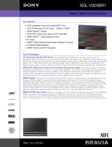 Sony KDL-V32XBR1 User manual