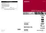 Sony KDS-60A3000, KDS-50A3000, KDS-55A3000 User manual