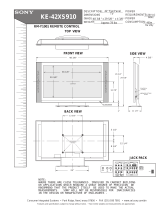 Sony KE-42XS910 User manual