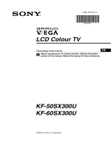 Sony KF-60SX300U User manual