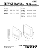Sony KP 61S75 User manual