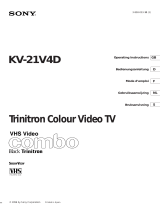 Sony KV-V2110D User manual