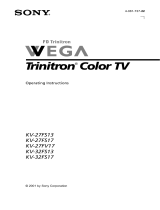 Sony KV-32FS13 User manual