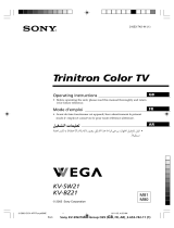 Sony KV-SW21 User manual
