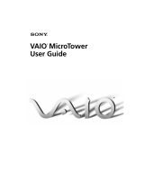 Sony MicroTower User manual