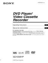 Sony SLV-D281P User manual
