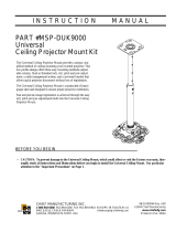 Chief Manufacturing MSP-DUK9000 User manual