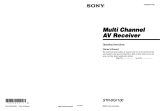 Sony STR-DG1100 User manual
