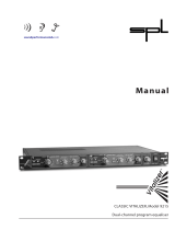 Sound Performance Lab Classic Vitalizer User manual