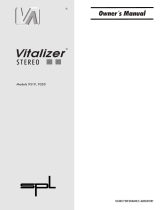 Sound Performance Lab Stereo Vitalizer User manual