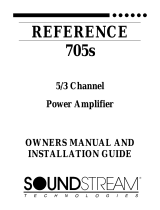 Soundstream Reference 705s User manual