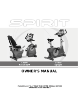 Spirit CR800 User manual