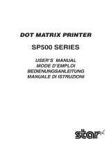 Star Micronics SP500 Series User manual