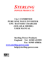 Sterling Power Products DAI-1500C-24xx User manual