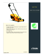 Stiga 33 EL User manual