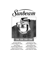 Sunbeam DELUXE MIXMASTER 2359 User manual