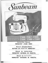 Sunbeam 2366 User manual