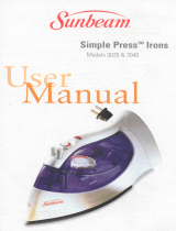 Sunbeam 3040 User manual