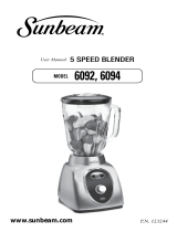 Sunbeam 6092 User manual
