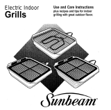 Sunbeam Electric Indoor Grills User manual