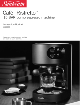 Sunbeam Cafe Ristretto EM2300 User manual