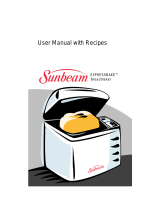Sunbeam EXPRESSBAKETM Breadmaker User manual