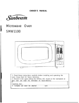 Sunbeam SMW1100 User manual
