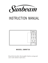 Sunbeam SMW736 User manual