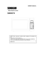 Sunbeam SMW978 User manual