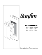 Sunfire SRS210W-C User manual
