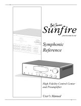 SunfireSymphonic Reference High Fidelity Control Center and Preamplifier