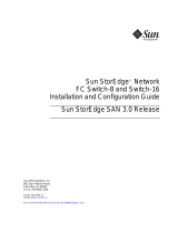 Sun Microsystems Sun StorEdge Network FC Switch-8 User manual