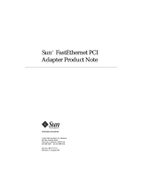 Sun Microsystems FastEthernet PCI Adapter User manual