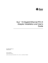 Sun Microsystems Ethernet PCI-X Adapter User manual