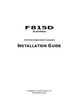 Sun Microsystems F815D Series User manual