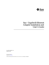 Sun Microsystems GigaSwift Ethernet Adapter User manual