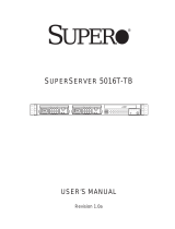 SUPER MICRO Computer 5016T-TB User manual
