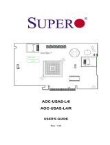 SUPER MICRO Computer AOC-USAS-L4iR User manual