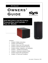 SV Sound PB12-Plus User manual