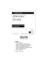 SVS PB1-ISD User manual