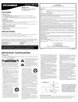 Sylvania WF15L5 User manual