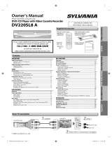 Sylvania DV220SL8 A User manual